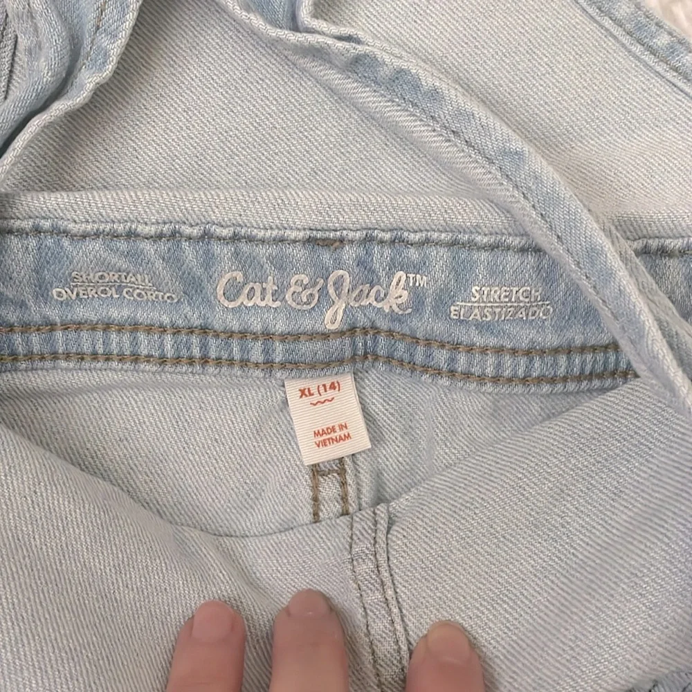 Cat & Jack Light Blue Denim Overalls